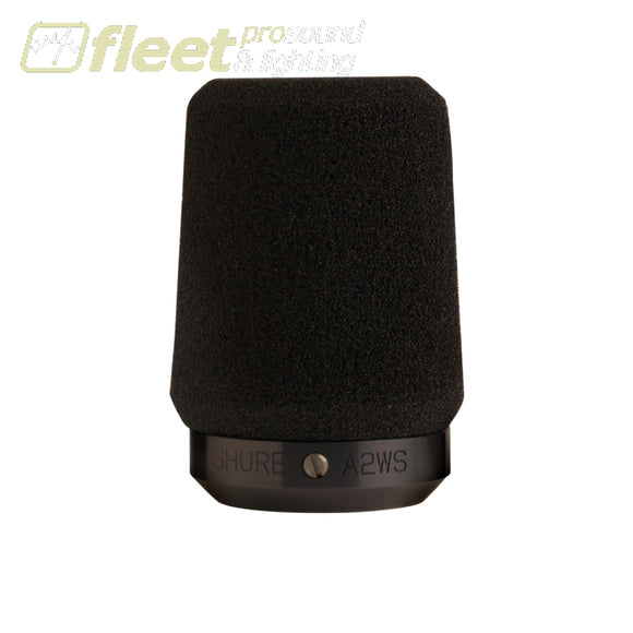 Shure A2WS-BK Locking Foam Windscreen for SM57 & 545 Microphones - Black WIND SCREENS
