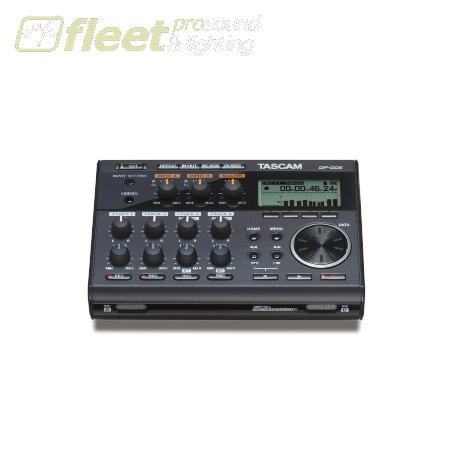 Tascam DP-006 Digital Pocketstudio 6-Track Recorder – Fleet Pro Sound