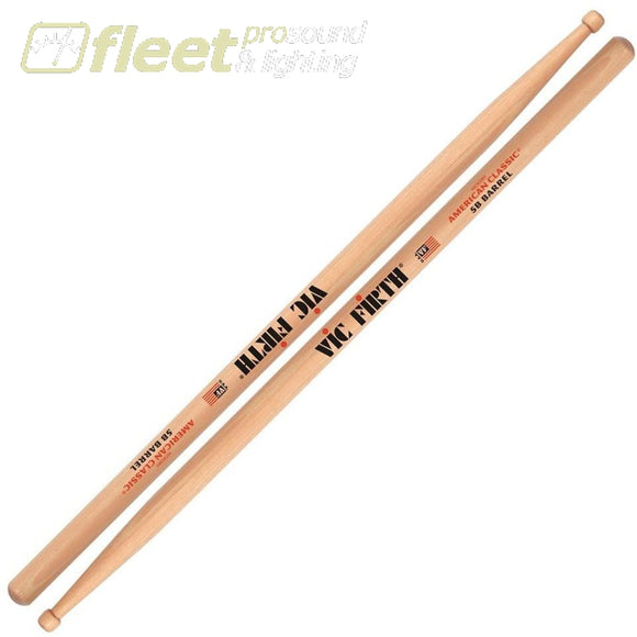 Vic Firth Vf5Bbrl American Classic 5B Barrel Tip Drumsticks Sticks