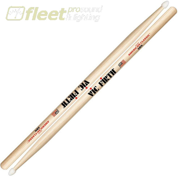 Vic Firth Vf5Bn American Classic Nylon Tip 5B Drumsticks Sticks