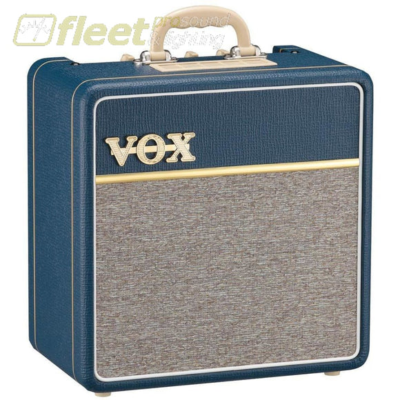 Vox Ac4C1-Bl - 4W Tube Combo With Custom Celestion Vx10 Speaker Blue Guitar Combo Amps