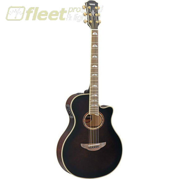 Yamaha APX1000 MBL Acoustic-Electric Solid-Spruce Top Guitar - Mocha Black Finish 6 STRING ACOUSTIC WITH ELECTRONICS