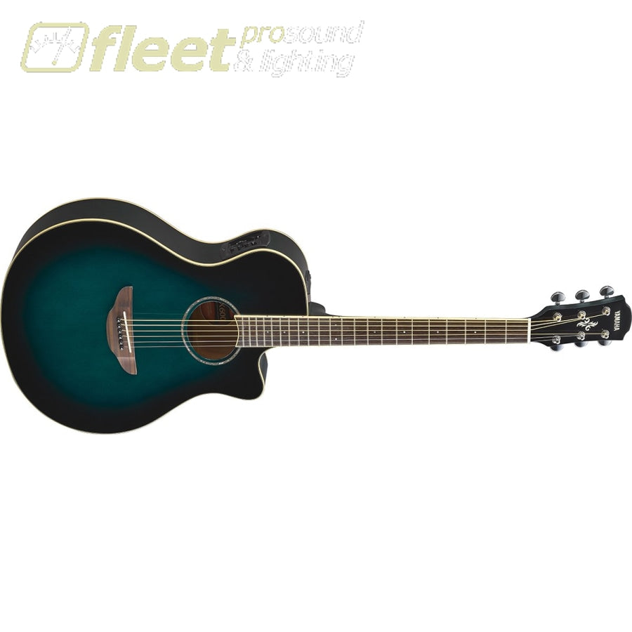 Yamaha APX600OBB Thinline Acoustic Electric Guitar - Oriental Blue