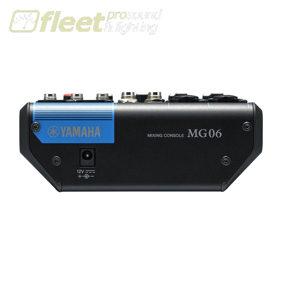 Yamaha MG06 6-Input Stereo Mixer – Fleet Pro Sound