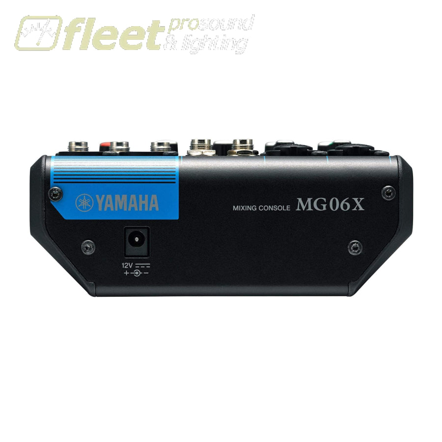 Yamaha MG06X 6-Input Stereo Mixer – Fleet Pro Sound