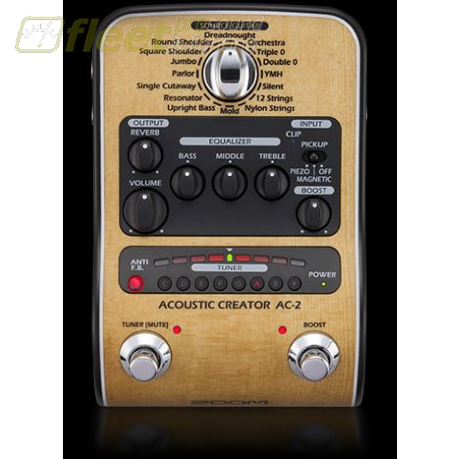 zoom acoustic pedal Zoom AC-2 Acoustic Creator Pedal