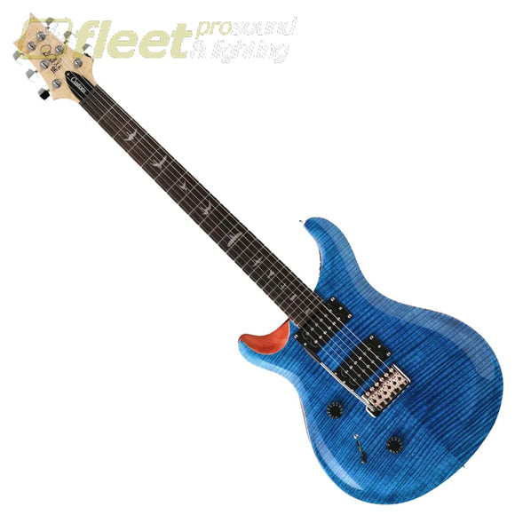 PRS SE Custom 24-08 Limited Edition Left Handed Electric Guitar in Faded Blue - C844LFE LEFT HANDED ELECTRIC GUITARS