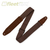 Levy’s MC2PH-BRN 2″ Brown Cotton Pick Holder Guitar strap STRAPS