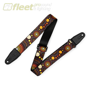 Levy’s MP2DU-002 2″ Down Under Series Poly Guitar Strap - Sunset STRAPS