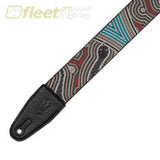 Levy’s MP2DU-001 2″ Down Under Series Poly Guitar Strap-Bird and Snake STRAPS