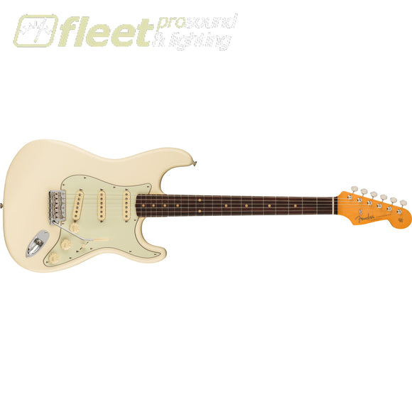 Fender American Vintage II 1961 Stratocaster® Rosewood Fingerboard Olympic White Model 0110250805 SOLID BODY GUITARS