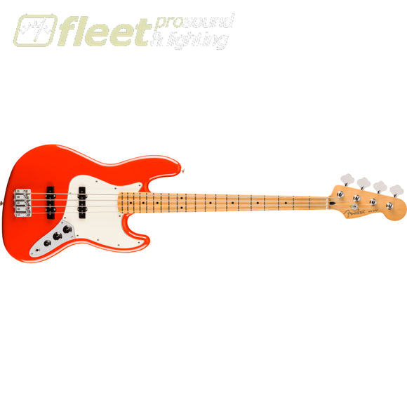 Fender Player II Jazz Bass® Maple Fingerboard Coral Red 0140482558 4 STRING BASSES