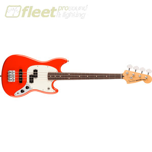 Fender Player II Mustang® Bass PJ Rosewood Fingerboard Coral Red 0140490558 4 STRING BASSES