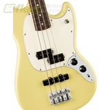 Fender Player II Mustang® Bass PJ Rosewood Fingerboard Hialeah Yellow 0140490561 4 STRING BASSES