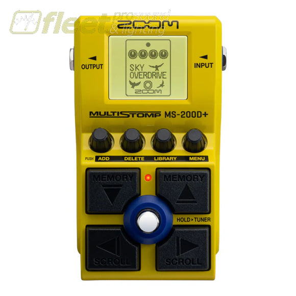 Zoom MS-200D + Multi stomp Pedal GUITAR MULTI FX