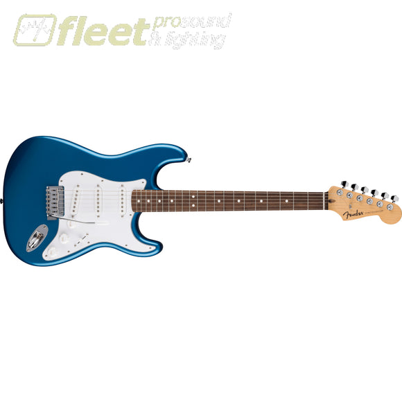 Fender Standard Stratocaster Electric Guitar Laurel White PG in Aqua Marine Metallic - 0266240560 SOLID BODY GUITARS