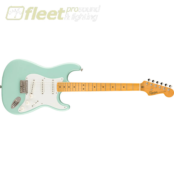 Squier Classic Vibe 50s Stratocaster HT Hard Tail Maple Fingerboard Parchment Pickguard Surf Green - 0374008557 SOLID BODY GUITARS
