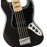 Fender Squier Affinity Series Active Jazz Bass V - Black Metallic - 0378753565 5 STRING BASSES