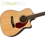 Fender CC - 140SCE Concert Walnut Fingerboard Acoustic Guitar w/ Case - Natural 6 STRING WITH ELECTRONICS