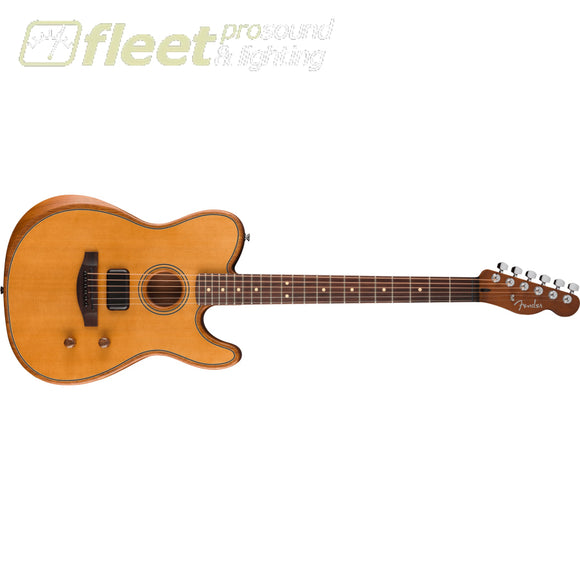 Fender Acoustasonic Standard Telecaster Acoustic Electric in Aged Natural (0973113534) 6 STRING ACOUSTIC WITH ELECTRONICS