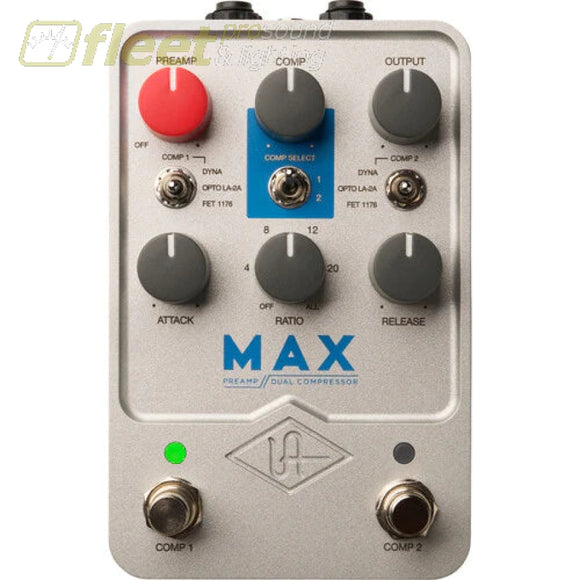 Universal Audio GPM-MAX Max Preamp and Dual Compressor Pedal GUITAR COMPRESSOR PEDALS