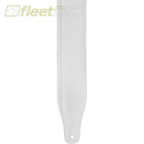 Levy’s M26PD-WHT_WHT Top Grain Leather Guitar Strap - White STRAPS