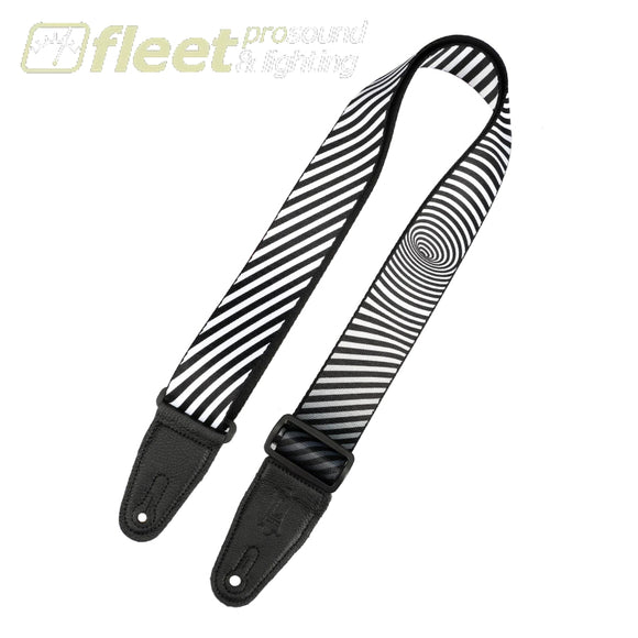 Levy’s Optical Illusion Series 2’’ Black and White Worm Hole - MP2OI-001 STRAPS