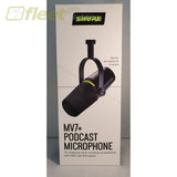 Shure MV7 + - K - Podcast Microphone Black SMALL DIAPHRAGM MICS