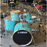 Yamaha Stage Custom Birch 5-Piece Drum Kit (22,16,12,10,SD) with Hardware - Matte Surf Green ACOUSTIC DRUM KITS