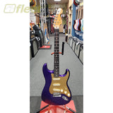 Fender American Ultra Stratocaster Plum Metallic w/Ebony Fingerboard & Anodized Gold Pickguard SOLID BODY GUITARS