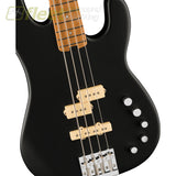 Charvel Pro-Mod San Dimas Bass PJ IV Caramelized Maple Fingerboard Satin Black 2963068568 4 STRING BASSES