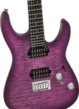 Charvel Pro-Mod Plus Dinky® DK24 HH HT E QM- Violet Radiance 2979861592