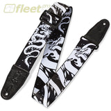 Levys MPD2-013 2’’ Polyester Sublimation-Printed Guitar Strap Adjustable To 65’’ – White Dragon Design STRAPS