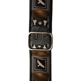 Paul Reed Smith 113011-046 2" Deluxe Retro Custom Jacquard Guitar Strap, Beige Birds