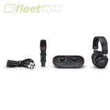Focusrite Vocaster One Studio Essential Podcasting Kit Interface Microphone and Headphones Kit USB AUDIO INTERFACES