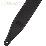 Levys M17BAS-BLK Like Butter Series Pull-Up 2.5’’ Wide Leather Guitar Strap - Distressed Black STRAPS