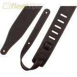 Levys M17BAS-DBR Like Butter Series Pull-Up 2.5’’ Wide Leather Guitar Strap - Distressed Dark Brown STRAPS