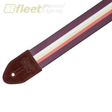 Levys MP2-001 Suede Harmony 2’’ Wide Polyester Guitar Strap - 3 Bar Patterned STRAPS