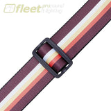 Levys MP2-001 Suede Harmony 2’’ Wide Polyester Guitar Strap - 3 Bar Patterned STRAPS