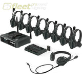 Hollyland SOLIDCOM C1 - HUB8S Full - Duplex Wireless DECT Intercom System w/9 Headsets and HUB Base (1.9 GHz) & case