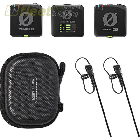 Rode WIRELESS PRO Compact Dual Lavalier Microphone System LAVALIER WIRELESS SYSTEMS