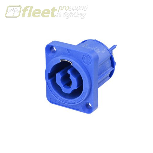 Neutrik NAC3MPXXA PowerCON Panel Mount - Blue CONNECTORS