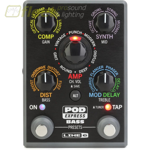 Line 6 POD Express Bass Multi - Effects Pedal