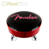 Fender - Fender® Red Sparkle Logo Barstool - Black/Red Sparkle 30 9192022003 STUDIO FURNITURE