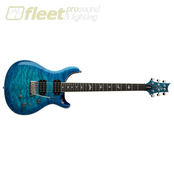 PRS SE Custom 24-08 Quilt package Electric Guitar in Lake Blue - C844QQEIBLB SOLID BODY GUITARS