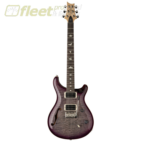 PRS CE 24 Semi-Hollow w/ Gig Bag - Faded Gray Black Purple Burst - 112785::HA:: HOLLOW BODY GUITARS