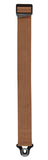 D'Addario Auto Lock Guitar Strap - Brown - PWSAL409