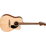 Fender California Standard Redondo CE Acoustic Electric Spruce Top Black Pickguard in Natural - 0974220521