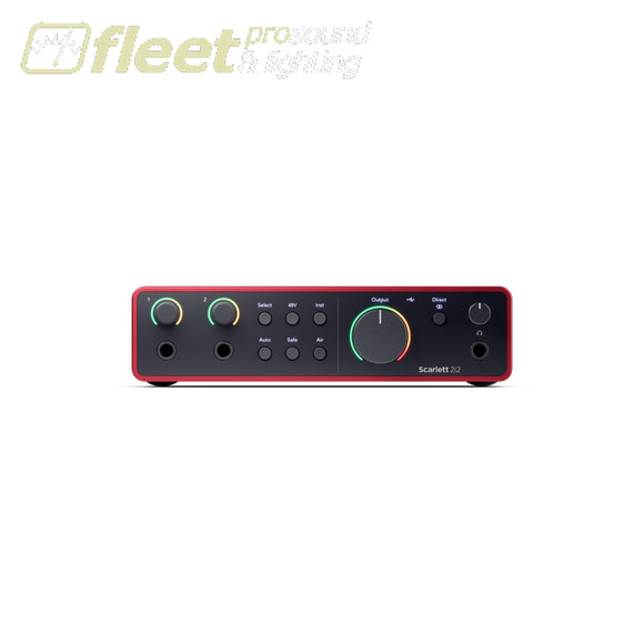 Focusrite Scarlett 2i2 USB Audio Interface - 4TH Generation USB AUDIO INTERFACES