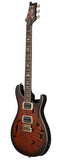 PRS SE Custom 24 Semi Hollow Piezo Electric Guitar in Orange Tiger Smokeburst - CP4FFRIN1-OB